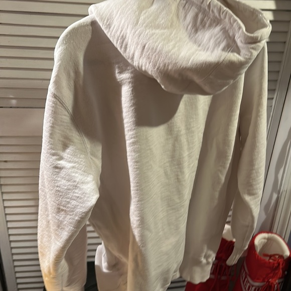 Aimé Leon Dore 20 Oz Terry Embroidered Logo Hoody White - Picture 5 of 7